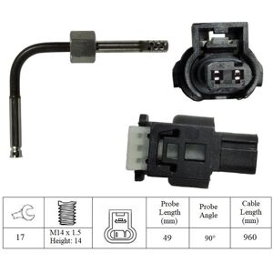 Lemark Post Cat Exhaust Temperature Sensor For Chrysler 300c 3.0 Crd Exl 2005-2010 Lemark Post Cat Exhaust Temperature Sensor For Chrysler 300c 3.0 Crd Exl 2005-2010