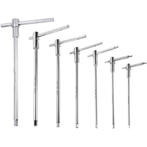 Metallixity 7pcs Sliding T-Handle Hex Key Wrench Set 2.5mm-10mm 3-Way Free Sliding Sleeves Metallixity 7pcs Sliding T-Handle Hex Key Wrench Set 2.5mm-10mm 3-Way Free Sliding Sleeves