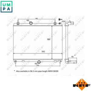 Nrf Radiator Engine Cooling 58468 For Rhr Rhh Rhe Rhf Ahx Ahw Rhc Rhd 2.0l Nrf Radiator Engine Cooling 58468 For Rhr Rhh Rhe Rhf Ahx Ahw Rhc Rhd 2.0l