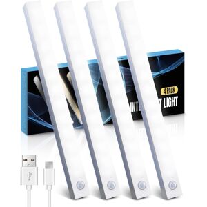Kalahol Under Cabinet Kitchen Lights 4 Pack, Usb Motion Sensor Lights Indoor, C Kalahol Under Cabinet Kitchen Lights 4 Pack, Usb Motion Sensor Lights Indoor, C