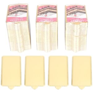 100x60mm 300pcs Gold Rectangular Mousse Cake Dessert Board Base Cardboard B Ou 100x60mm 300pcs Gold Rectangular Mousse Cake Dessert Board Base Cardboard B Ou