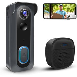 Smart Video Doorbell With Chime – 1080p Hd, Pir Motion, 2-Way Audio Smart Video Doorbell With Chime – 1080p Hd, Pir Motion, 2-Way Audio