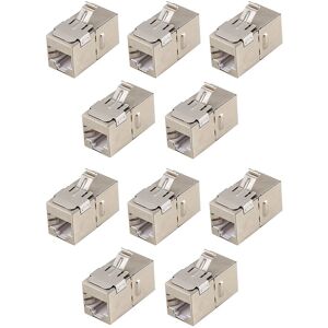 Sodial 3x(10pcs Pass Through Gigabit Ethernet Cat6a Rj45 T568b Jacks Toolless 5837 Sodial 3x(10pcs Pass Through Gigabit Ethernet Cat6a Rj45 T568b Jacks Toolless 5837