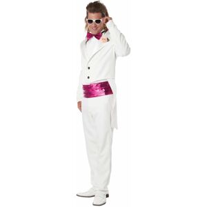 California Costume Collections 80s Prom Date 1980s White Tuxedo Suit Prom Boy Adult Mens Costume California Costume Collections 80s Prom Date 1980s White Tuxedo Suit Prom Boy Adult Mens Costume