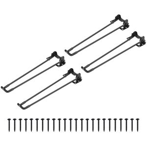 Sourcingmap Foldable Furniture Legs, 4pcs 13\" - Metal Folding Hairpin Table Legs For Desk Sourcingmap Foldable Furniture Legs, 4pcs 13\" - Metal Folding Hairpin Table Legs For Desk