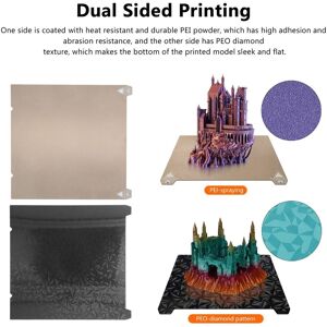 3d Printer Bed Plate Spring Steel Flexible Dual Sided Printing 310x315mm Pei 3d Printer Bed Plate Spring Steel Flexible Dual Sided Printing 310x315mm Pei