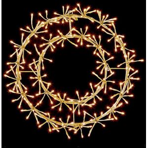 Premier Christmas Starburst Twinkling Wreath With 256 Leds 45cm - Warm White Premier Christmas Starburst Twinkling Wreath With 256 Leds 45cm - Warm White