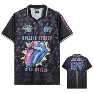 Rolling Stones - Steel Wheels R - Tshirt - Lathe - New Football Shirt - V600z Rolling Stones - Steel Wheels R - Tshirt - Lathe - New Football Shirt - V600z