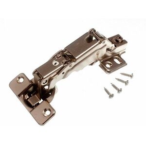 Onestopdiy New 3 Pair Of Sprung Cabinet Hinges 35mm 190° Cruciform Plate All Slide-On - One Onestopdiy New 3 Pair Of Sprung Cabinet Hinges 35mm 190° Cruciform Plate All Slide-On - One