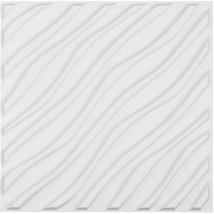 Vevor 3d Wall Panels 12-Pack 19.7x19.7'' Pvc 32 Sq.Ft Coverage Wave Matte White Vevor 3d Wall Panels 12-Pack 19.7x19.7'' Pvc 32 Sq.Ft Coverage Wave Matte White