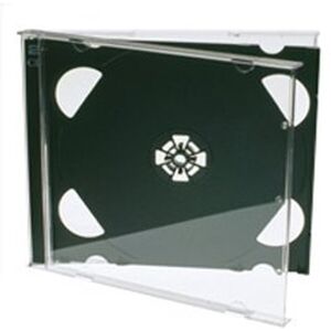 Cvb Media 50 X Premium Grade Double Cd Jewel Case With Black Tray And 10 Mm Spine Cvb Media 50 X Premium Grade Double Cd Jewel Case With Black Tray And 10 Mm Spine