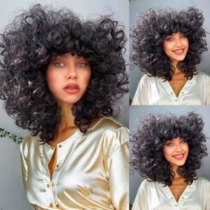 Care+ 14 Inch Short Curly Wigs For Black Women Afro Kinky Curly Wigs With Bangs Big Bo Care+ 14 Inch Short Curly Wigs For Black Women Afro Kinky Curly Wigs With Bangs Big Bo