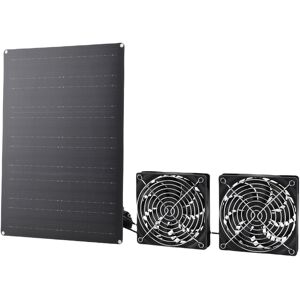 Solar Panel Cooling Fan Solar Powered Dual Fan Kit Ipx7 Waterproofing For Pet Solar Panel Cooling Fan Solar Powered Dual Fan Kit Ipx7 Waterproofing For Pet