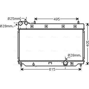 Ava Quality Cooling Ava Engine Cooling Radiator With Brazed Aluminium Fins Fits Honda Jazz Hd2206 Ava Quality Cooling Ava Engine Cooling Radiator With Brazed Aluminium Fins Fits Honda Jazz Hd2206