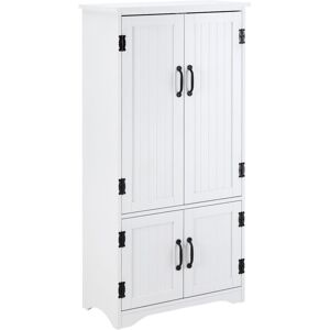 Homcom Accent Floor Storage Cabinet Kitchen Cupboard With 2 Large Doors Homcom Accent Floor Storage Cabinet Kitchen Cupboard With 2 Large Doors