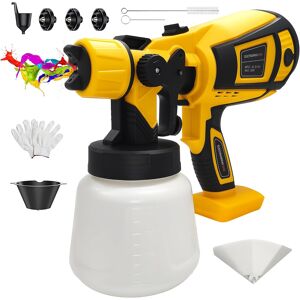 Fence Paint Sprayer Compatible With Dewalt 18v Battery, Cordless Hvlp Paint Spra Fence Paint Sprayer Compatible With Dewalt 18v Battery, Cordless Hvlp Paint Spra