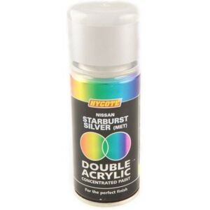 10 X Hycote Nissan Starburst Silver Metallic 150ml Double Acrylic Spray Paint Ae 10 X Hycote Nissan Starburst Silver Metallic 150ml Double Acrylic Spray Paint Ae