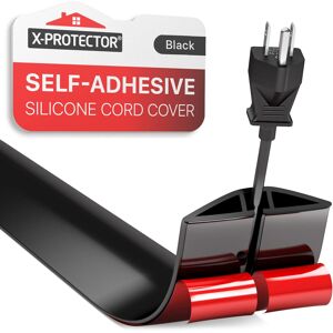 Floor Cord Cover – 5’ Overfloor Cord Protector – Self-Adhesive Power Cable Prot Floor Cord Cover – 5’ Overfloor Cord Protector – Self-Adhesive Power Cable Prot