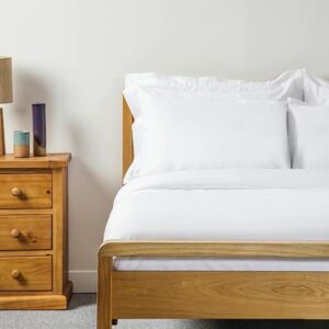 Mitre Comfort Cairo Duvet Cover In White - 100% Cotton Percale - Single Mitre Comfort Cairo Duvet Cover In White - 100% Cotton Percale - Single