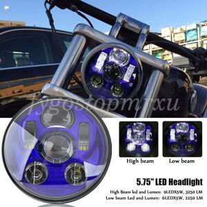 5.75\" 5-3/4\" Led Projector Headlight Blue Drl Hi/low Beam For Harley Sportster 5.75\" 5-3/4\" Led Projector Headlight Blue Drl Hi/low Beam For Harley Sportster