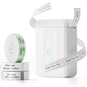 Niimbot D110 Label Maker Machine With Tape(3 Rolls),Bluetooth Label Printer,Wir Niimbot D110 Label Maker Machine With Tape(3 Rolls),Bluetooth Label Printer,Wir
