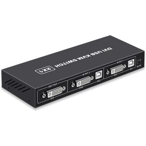 Sodial 3x(Dvi Kvm 2-In-1 4k Two Computers Shared Usb Keyboard Mouse Print Monitor2274 Sodial 3x(Dvi Kvm 2-In-1 4k Two Computers Shared Usb Keyboard Mouse Print Monitor2274