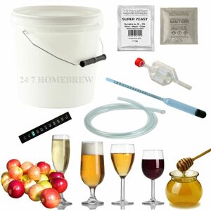 247homebrew Homebrew Starter Kit 5l 1 Gallon For Wine Cider Beer Mead 247homebrew Homebrew Starter Kit 5l 1 Gallon For Wine Cider Beer Mead