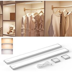 40cm Under Cabinet Kitchen Lights, 2pack 186 Led Wardrobe Lights With Motion Sen 40cm Under Cabinet Kitchen Lights, 2pack 186 Led Wardrobe Lights With Motion Sen