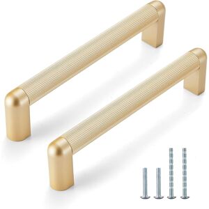 10 Pack Cabinet Handles 128mm Hole Center Gold Solid Drawer Pulls Cabinet Hardwa 10 Pack Cabinet Handles 128mm Hole Center Gold Solid Drawer Pulls Cabinet Hardwa