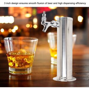 Draft Beer Tower Dispenser 3 Inch Column Type Wearproof Elegant Smooth Fluxion Draft Beer Tower Dispenser 3 Inch Column Type Wearproof Elegant Smooth Fluxion