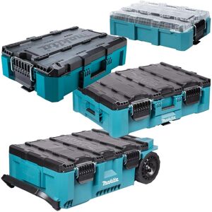 Makita Maktrak 4 Piece Tool Storage Rolling, Large & Medium Box, Deep Organiser Makita Maktrak 4 Piece Tool Storage Rolling, Large & Medium Box, Deep Organiser