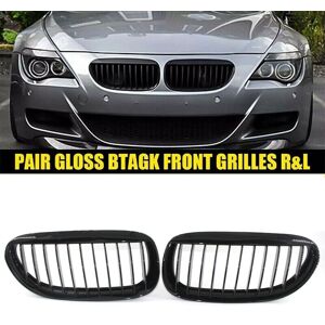 For Bmw 6-Series E63/e64 630 645 2004-2010 Front Kidney Grill Grille Gloss Black For Bmw 6-Series E63/e64 630 645 2004-2010 Front Kidney Grill Grille Gloss Black