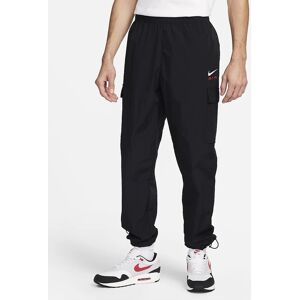 Mens Nike Air Woven Water Resistant Cargo Pants Trousers Black Red Size Small Mens Nike Air Woven Water Resistant Cargo Pants Trousers Black Red Size Small