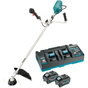 Makita Ur012gt203 Twin 40vmax Brushless Brush Cutter 1 X 5.0ah Battery & Charger Makita Ur012gt203 Twin 40vmax Brushless Brush Cutter 1 X 5.0ah Battery & Charger