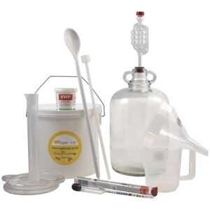 Biggerjugs Bj #3 Kit - Premium Wine Making Equipment Set 6 Bottle Size With Demijohn Biggerjugs Bj #3 Kit - Premium Wine Making Equipment Set 6 Bottle Size With Demijohn