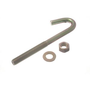 New 40 X Roofing Hook Bolts + Nut And Washer M8 X 100mm Yzp Steel - Onestopdiy - New 40 X Roofing Hook Bolts + Nut And Washer M8 X 100mm Yzp Steel - Onestopdiy -