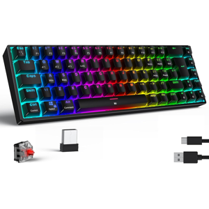 Does Not Apply Wireless Gaming Keyboard Mechanical Rgb Uk Layout Tkl 65% Rollover Anti-Ghosting Does Not Apply Wireless Gaming Keyboard Mechanical Rgb Uk Layout Tkl 65% Rollover Anti-Ghosting