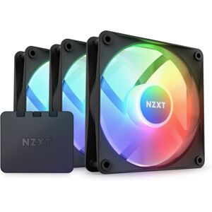 Nzxt F120 Rgb Core Fans 120mm X3 Kit Hub-Mounted Rgb Fans With Rgb Controller Nzxt F120 Rgb Core Fans 120mm X3 Kit Hub-Mounted Rgb Fans With Rgb Controller