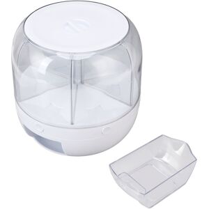 New Rotatable Grains Storage Box Transparent 6 Compartment Pp Rice Dispenser For New Rotatable Grains Storage Box Transparent 6 Compartment Pp Rice Dispenser For