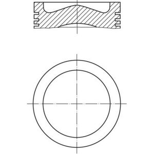 Piston 76mm Bolt Length 58mm Bolt ⌀ 75.9mm Compression Height Mahle 0387300 Piston 76mm Bolt Length 58mm Bolt ⌀ 75.9mm Compression Height Mahle 0387300