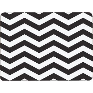 Housewares 1203624 Chevron Placemats - Set Of 4, Black/white, H2 X W29 X D22cm Housewares 1203624 Chevron Placemats - Set Of 4, Black/white, H2 X W29 X D22cm