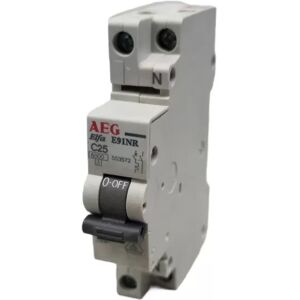 AEG 553572 Elfa 1p N C25 6ka 230v E91nrc25 Circuit Breaker AEG 553572 Elfa 1p N C25 6ka 230v E91nrc25 Circuit Breaker
