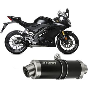 Full Exhaust Storm By Mivv Gp Black Steel Black Yamaha Yzf R125 2019 2024 Full Exhaust Storm By Mivv Gp Black Steel Black Yamaha Yzf R125 2019 2024