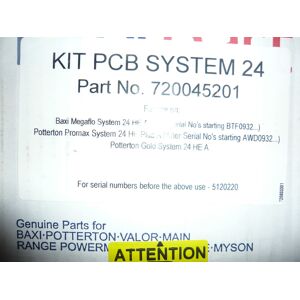Baxi / Potterton Pcb Kit 720045201 Brand New Genuine Part Baxi / Potterton Pcb Kit 720045201 Brand New Genuine Part