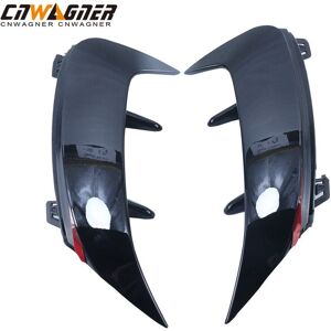 Eurowagens Rear Bumper Lip Fog Lamp Cover Chin Spoiler Splitter Body Kit Accessories Black Eurowagens Rear Bumper Lip Fog Lamp Cover Chin Spoiler Splitter Body Kit Accessories Black