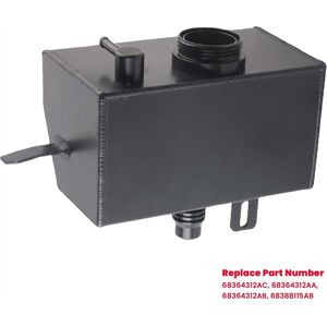 68364312aa Engine Coolant Reservoir Black Fit For Jeep Wrangler Jl Jlu 2018-2025 68364312aa Engine Coolant Reservoir Black Fit For Jeep Wrangler Jl Jlu 2018-2025