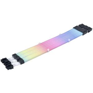 Lian-Li Strimer Wireless Argb Extension Cable, 3 X 8-Pin Gpu, 12 Light Guides, 1 Lian-Li Strimer Wireless Argb Extension Cable, 3 X 8-Pin Gpu, 12 Light Guides, 1