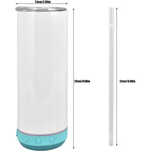 Blue Bottom Bt Speaker Cup 20oz Portable Detachable Sublimation Music Insula Set Blue Bottom Bt Speaker Cup 20oz Portable Detachable Sublimation Music Insula Set