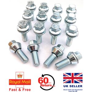 Bimecc A39le Variation Conversion Bolts 16 X Alloy Wheel M12 X 1.25 Wobble Wobbly Vari Bolts Variable Pcd - Suzuki Bimecc A39le Variation Conversion Bolts 16 X Alloy Wheel M12 X 1.25 Wobble Wobbly Vari Bolts Variable Pcd - Suzuki