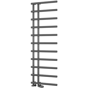 Reina Matera Heated Towel Rail 1412mm H X 500mm W Brushed Gun Metal Reina Matera Heated Towel Rail 1412mm H X 500mm W Brushed Gun Metal